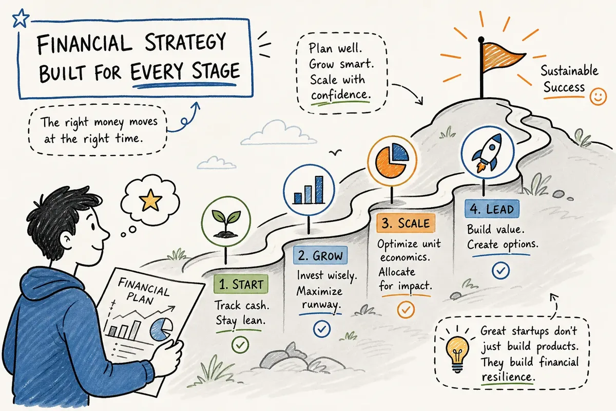 Startup Financial Strategy: A Stage-by-Stage Founder's Guide