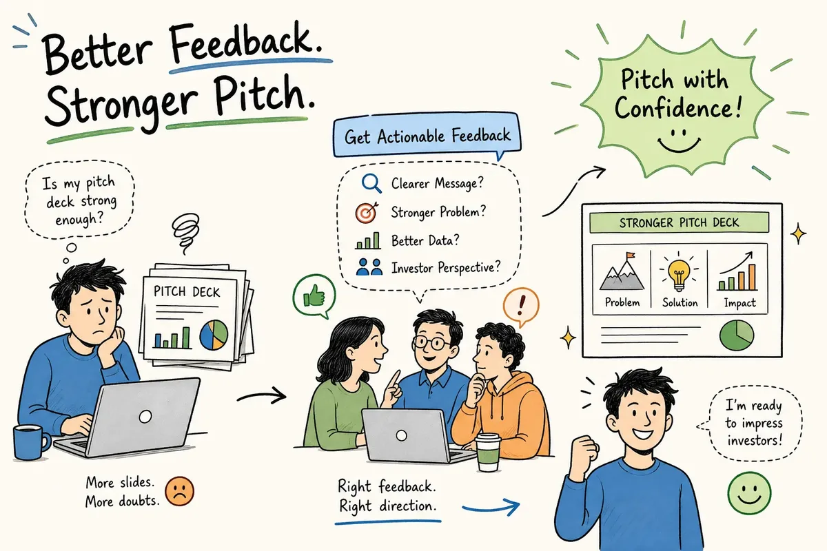 How to Get Actionable Pitch Deck Feedback Before Fundraising | EZfunding