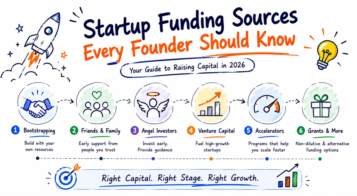 Startup Funding Sources Every Founder Should Know in 2026