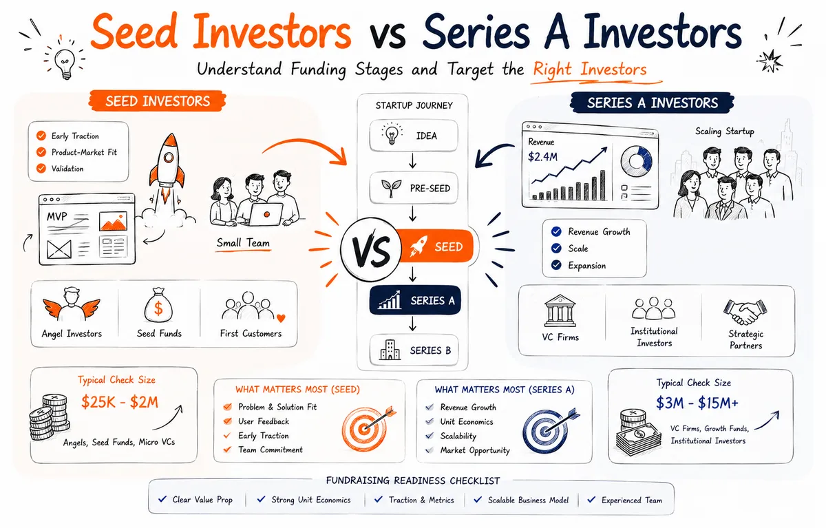 Seed Investors vs Series A Investors: Which Investors Should You Target?
