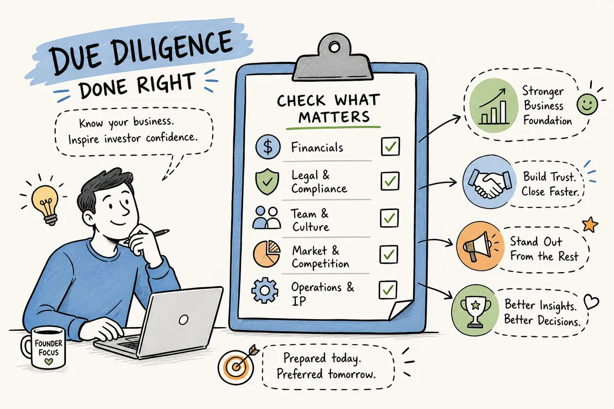 The Founder's Complete Due Diligence Checklist