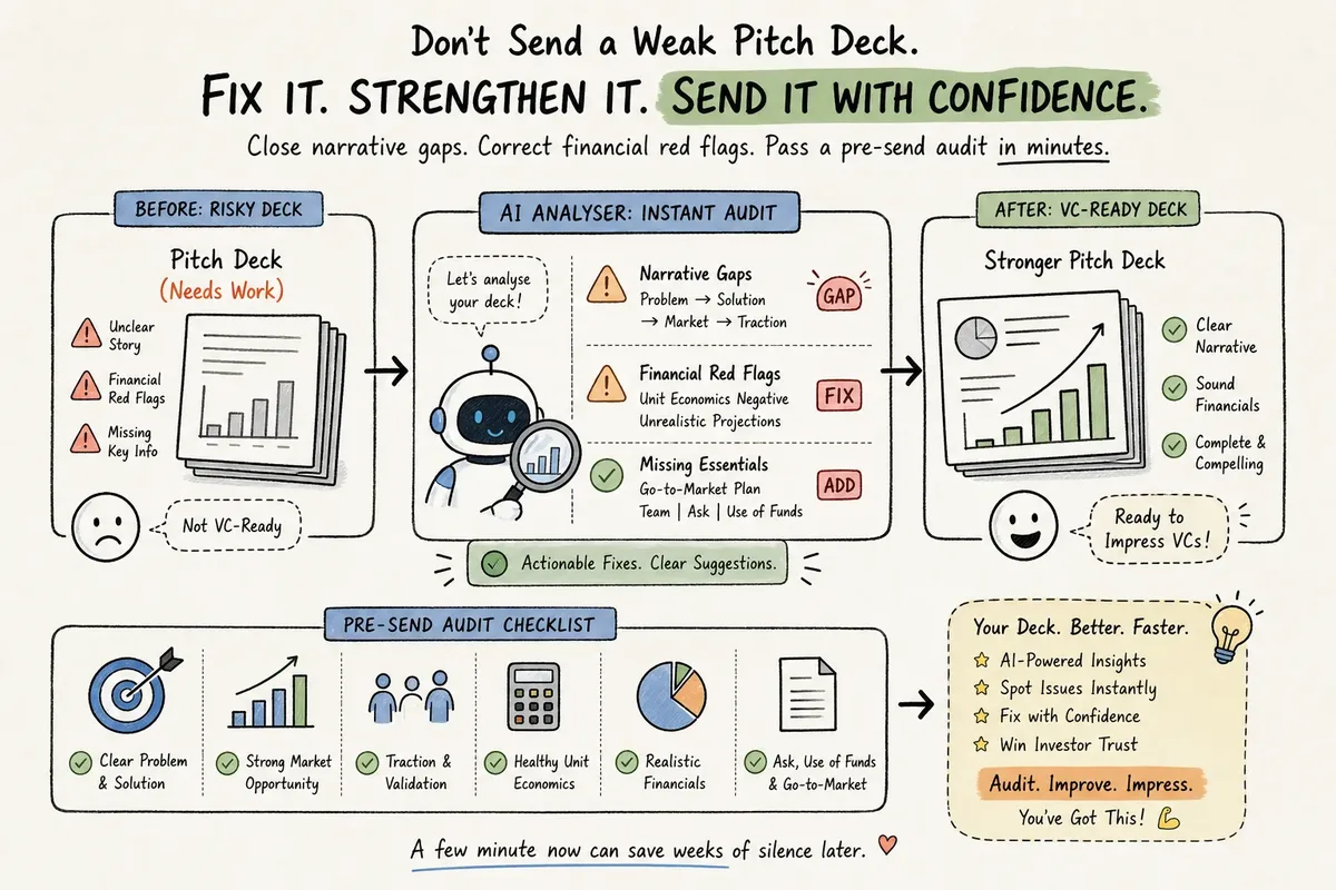Step-by-Step Guide to Fixing Your Pitch Deck Before Investor Outreach