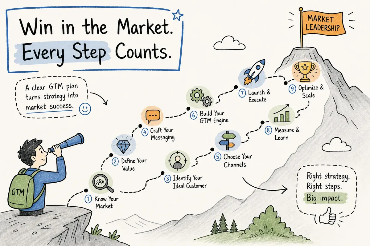 GTM strategy: 9 steps to a winning go-to-market plan