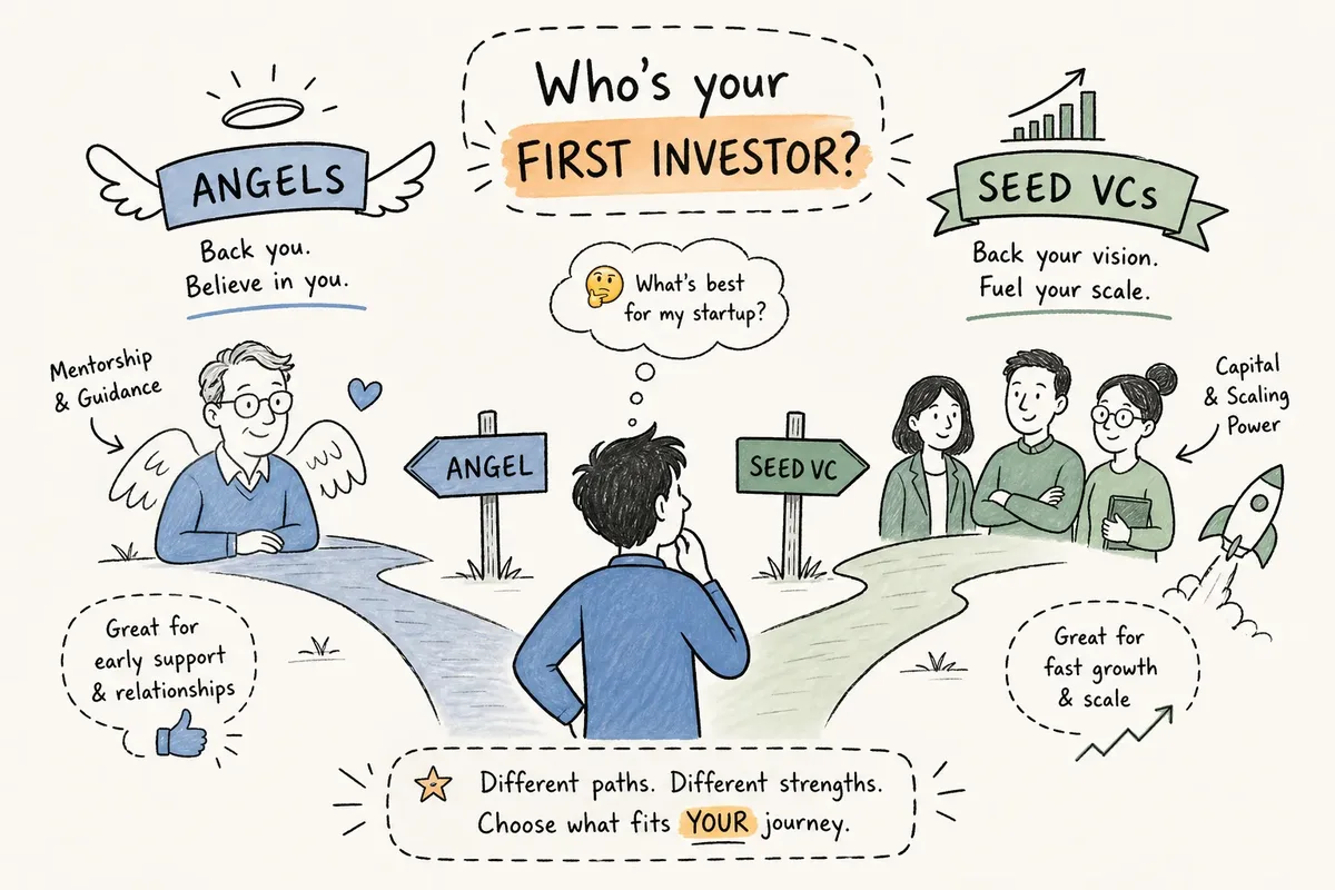 Angels or Seed VCs: How to Choose Your First Investor