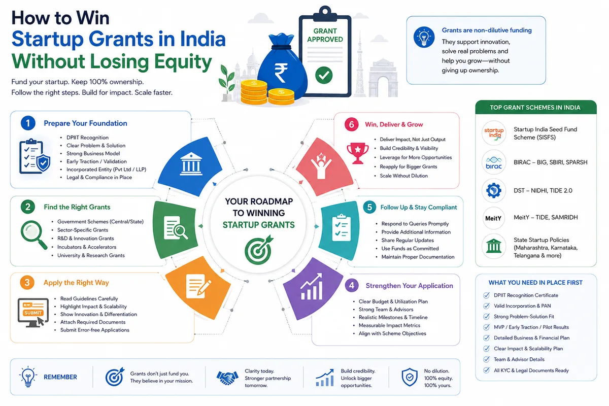 How to win startup grants in India without losing equity